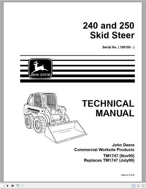 deer 240 skid steer manual|jd 240 skid steer specs.